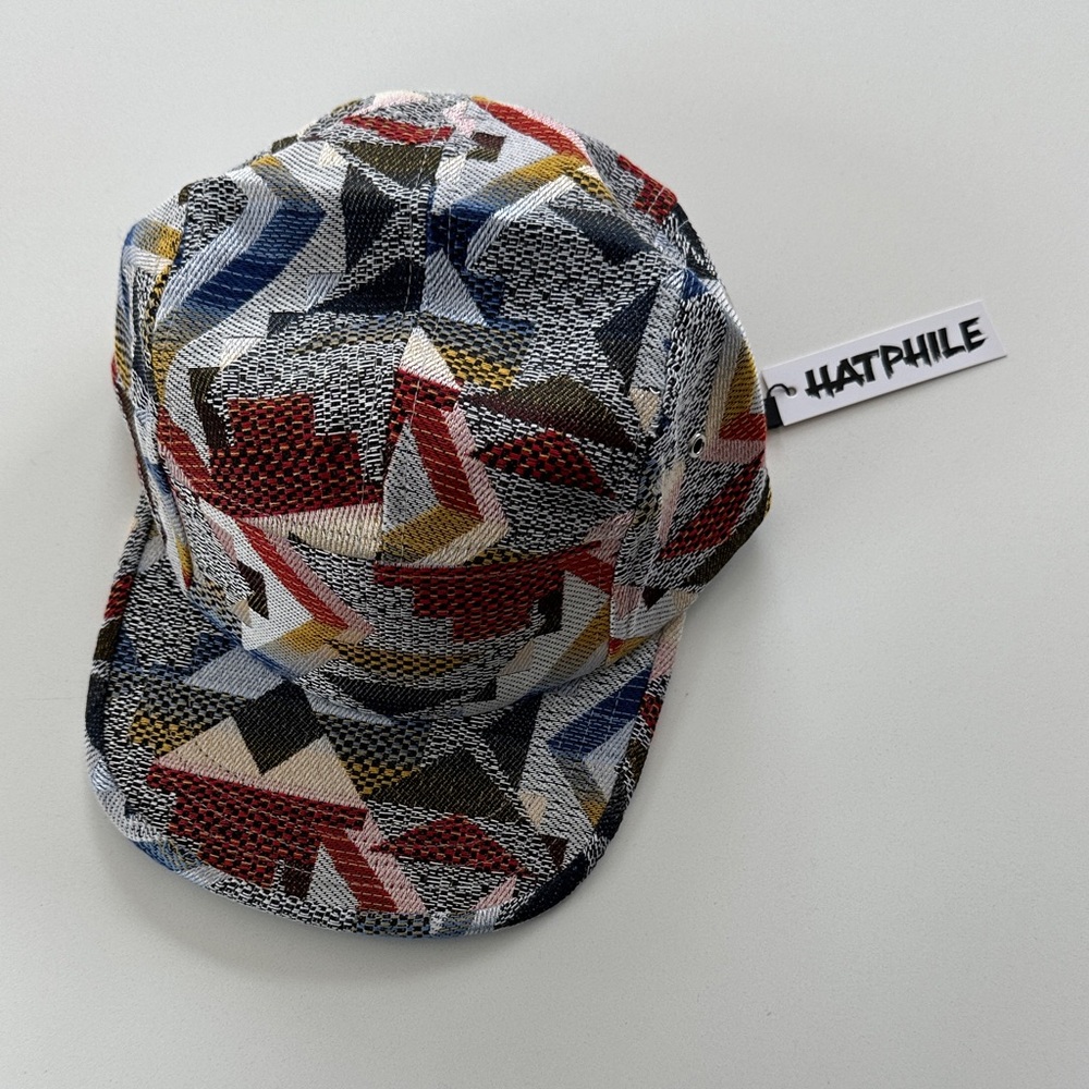 Multicolor Geometric Pattern Hat